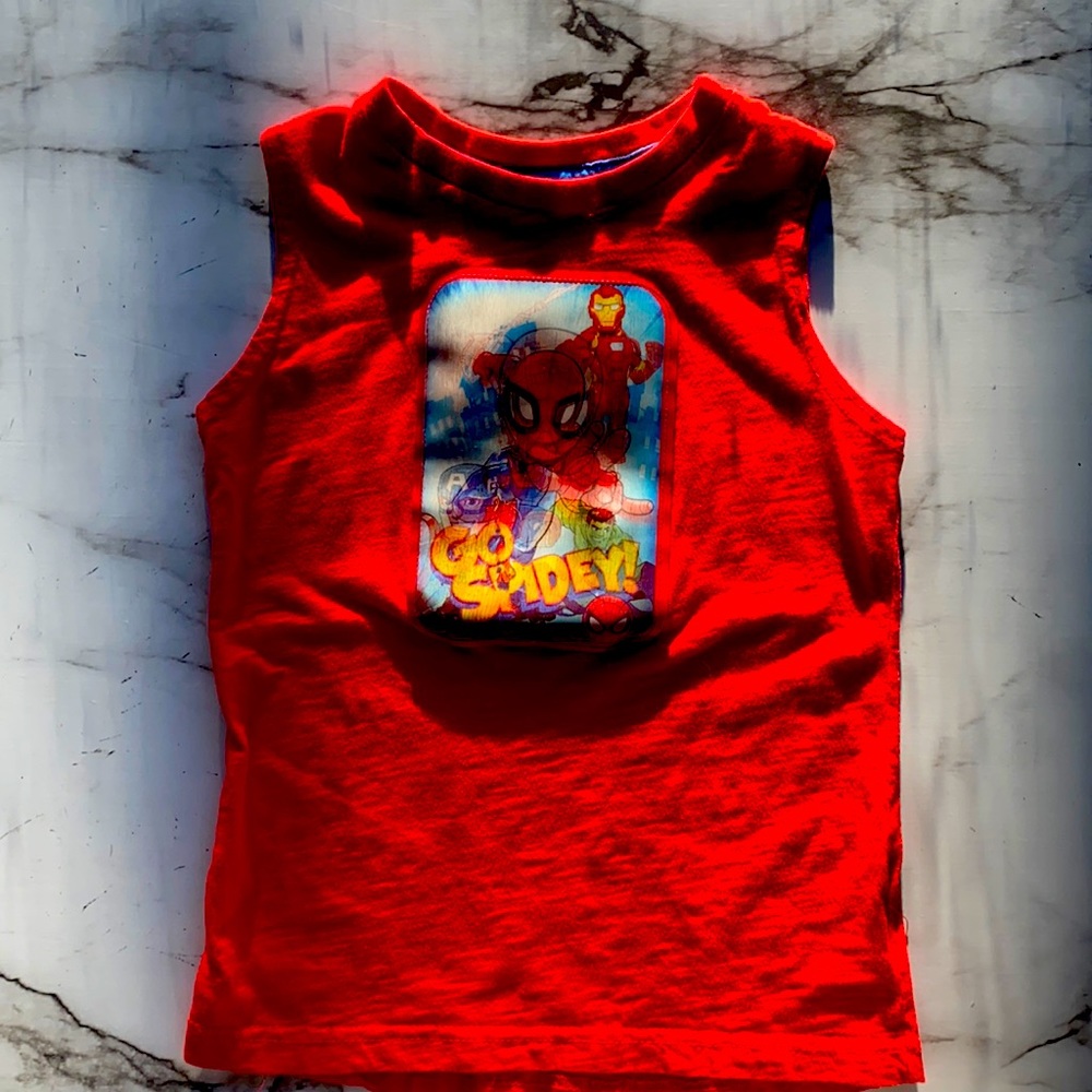 Boys Avengers Holographic Tank